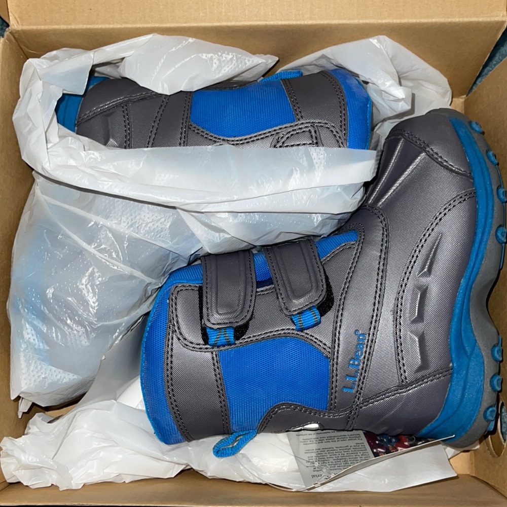 LLBean Snow Tread Boots Glacier Blue